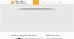 Desktop Screenshot of headstartminibuses.com