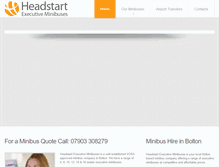 Tablet Screenshot of headstartminibuses.com